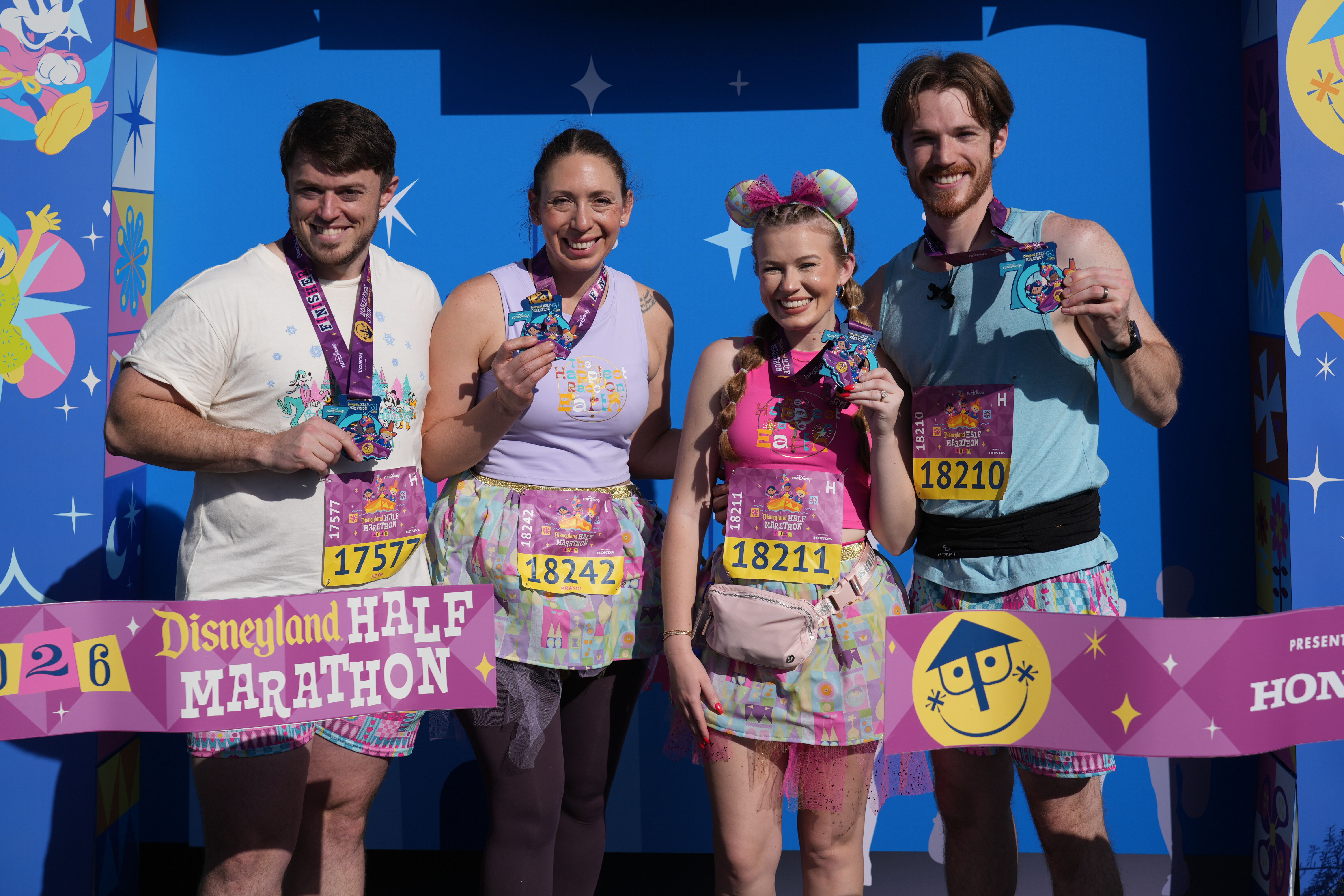 Seth Rininger running a half marathon