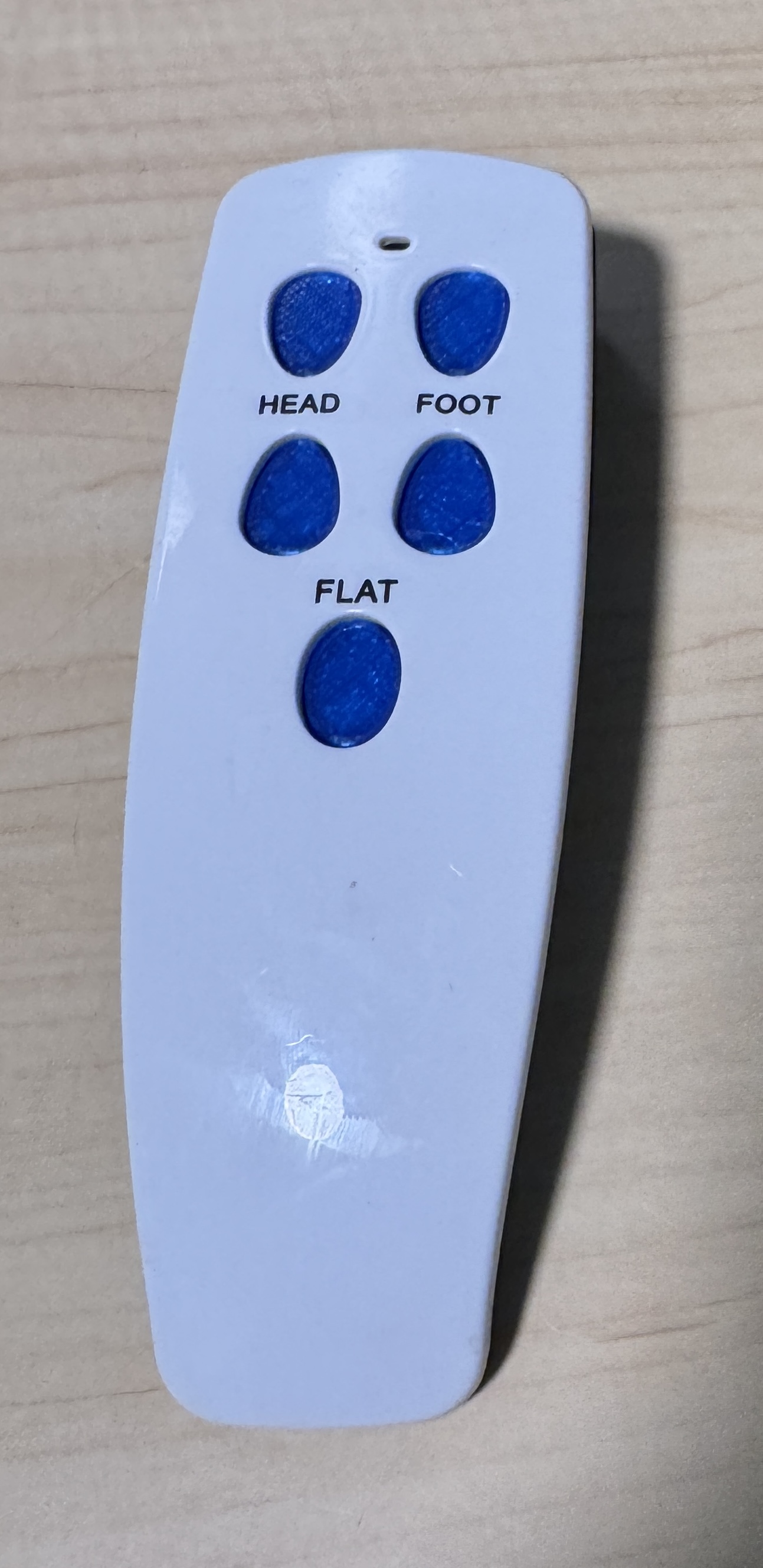 Fixed remote with 3D-printed replacement part